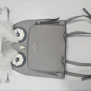 Kate Spade Gray Owl Backpack